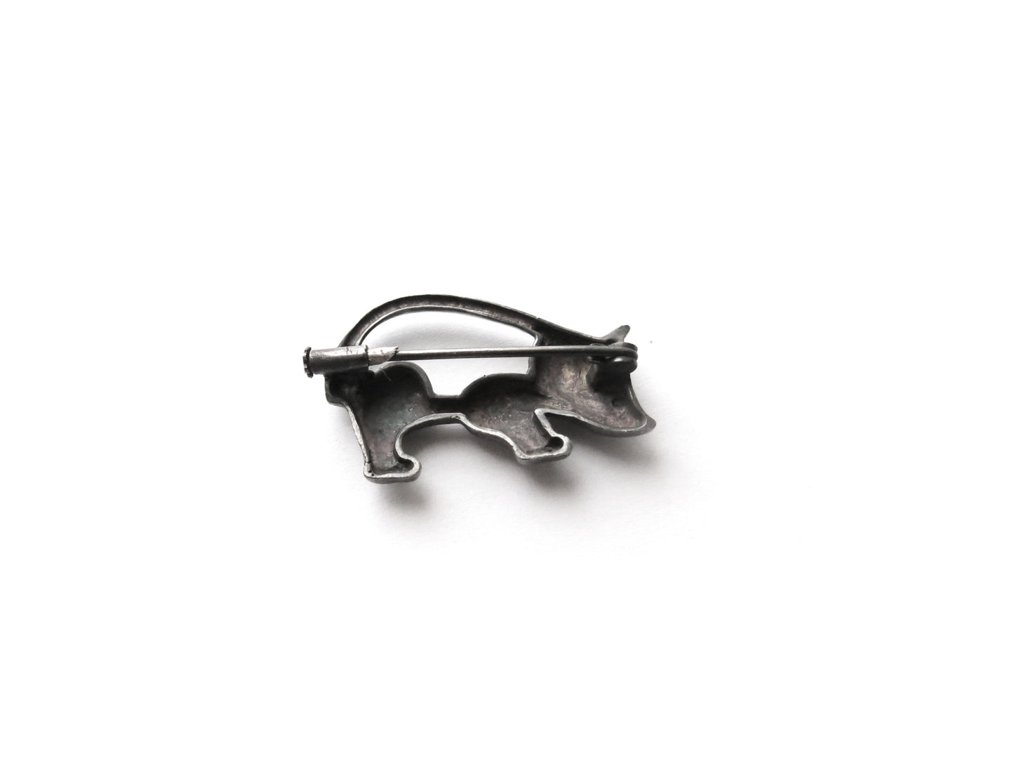 VINTAGE SILVER BEAR BROOCH