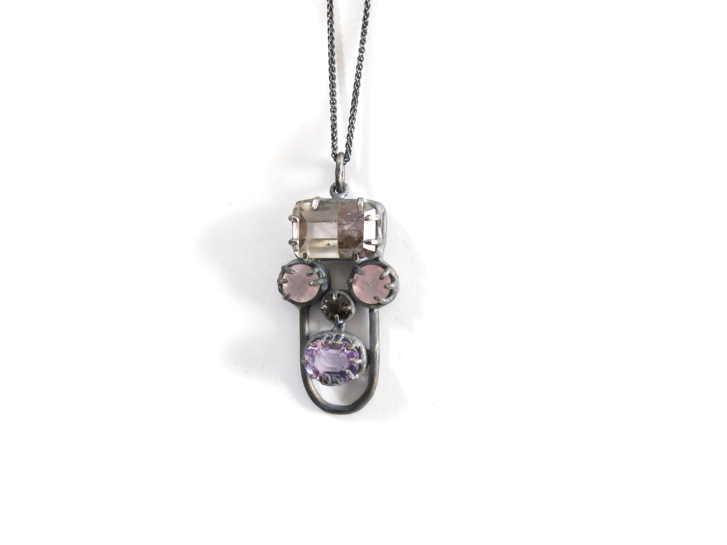 SUPER SEVEN ROSE QUARTZ SMOKEY QUARTZ AMETHYST