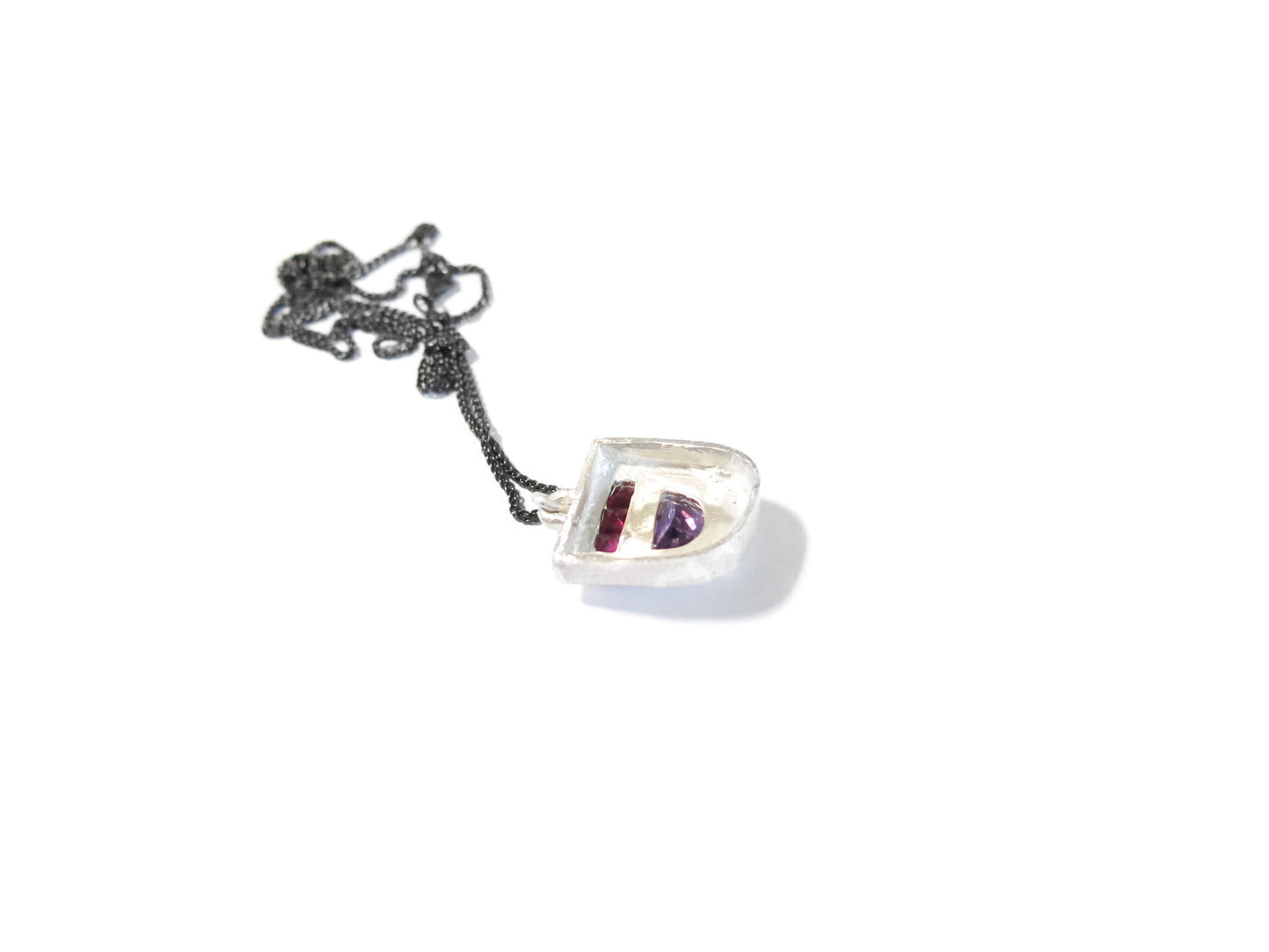AMETHYST + GARNET PENDANT