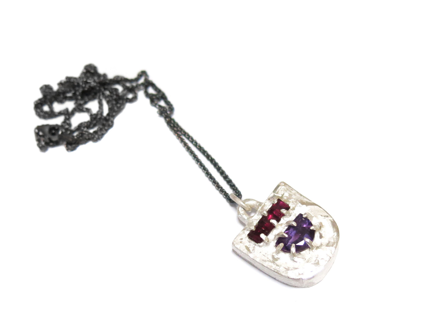 AMETHYST + GARNET PENDANT