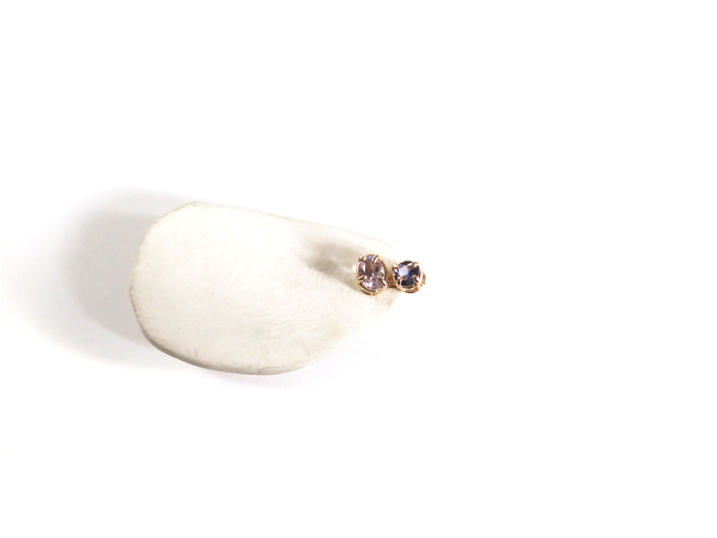 14K IOLITES + AMETHYSTS + GARNET