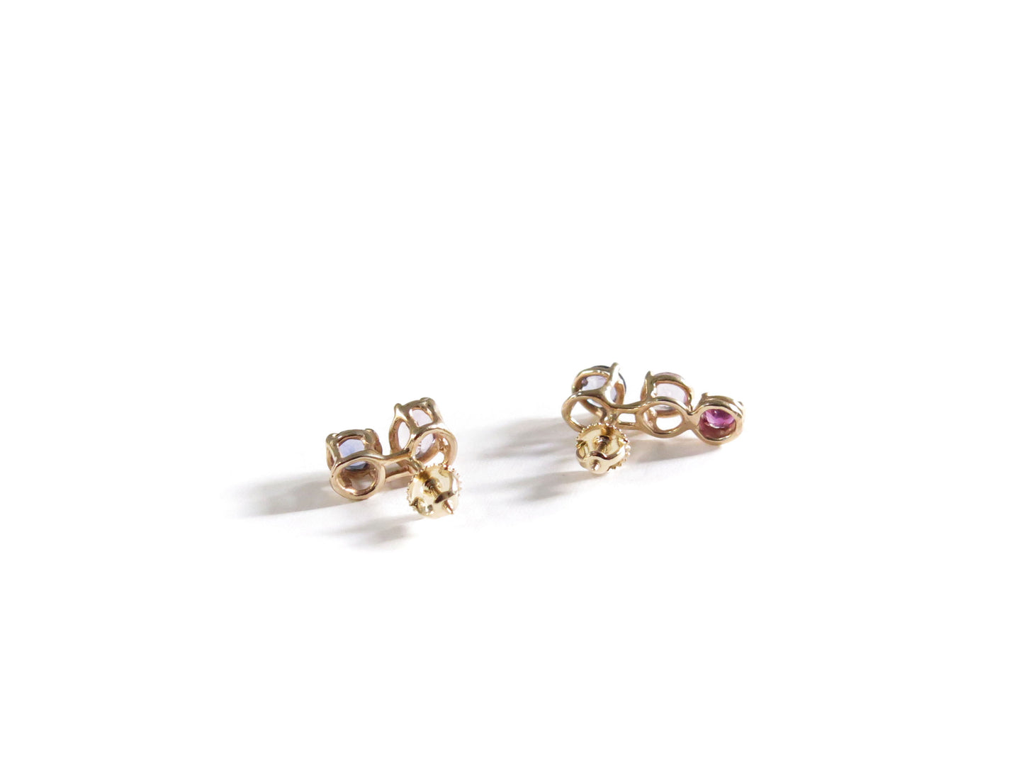 14K IOLITES + AMETHYSTS + GARNET