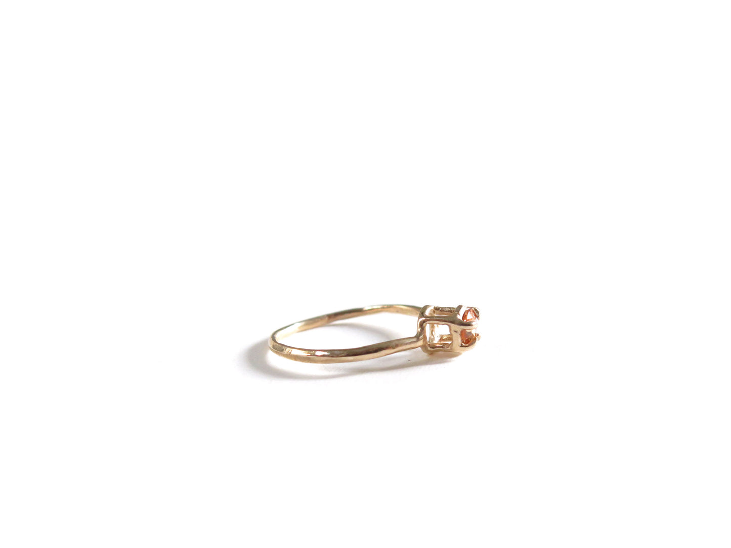 14K LITTLE SPESSARTINE GARNET RING