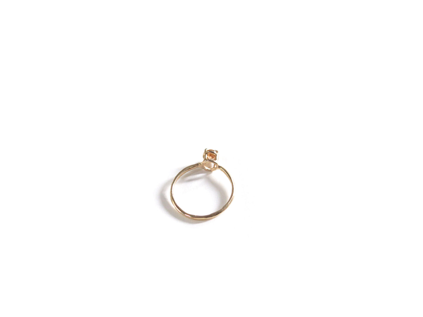 14K LITTLE SPESSARTINE GARNET RING