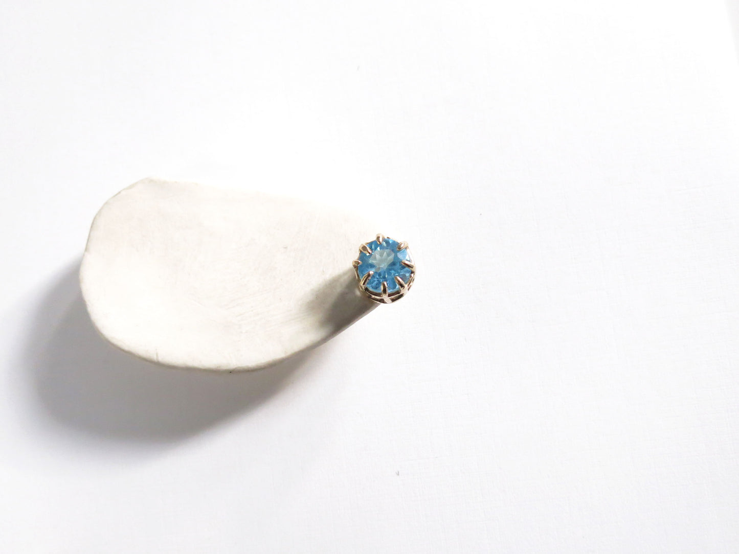 14K TOPAZ + TOPAZ