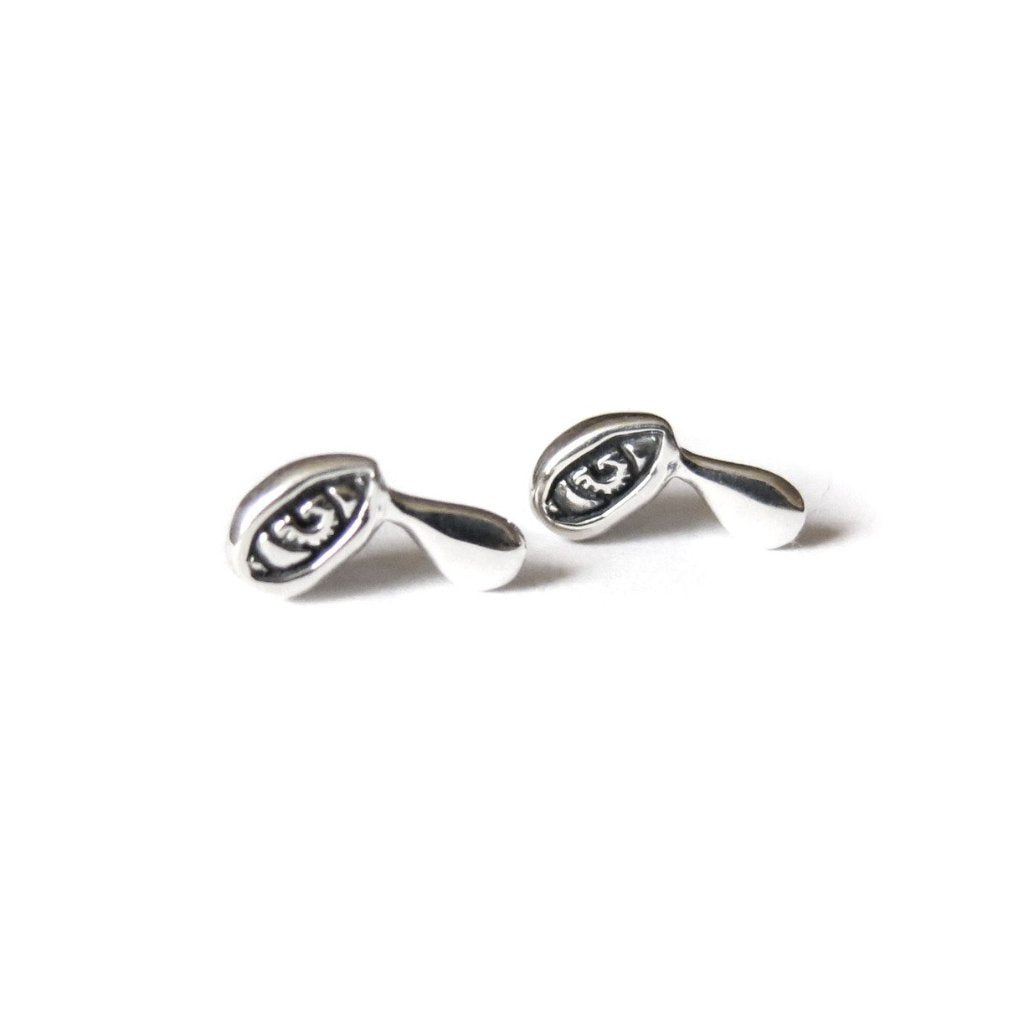 TALISMAN TINY CRYING EYE EARRINGS - elaine ho - 1