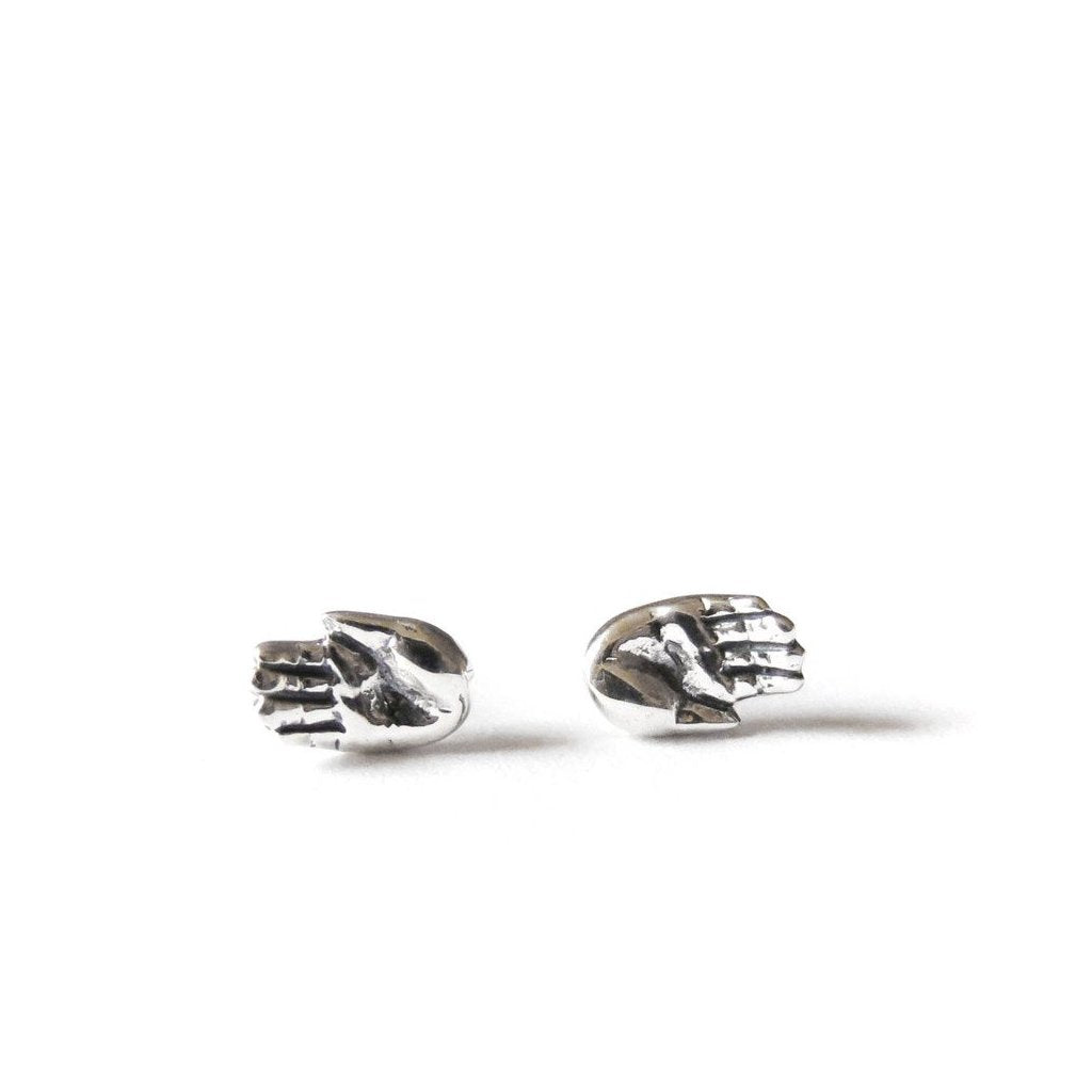 TALISMAN TINY HAND EARRINGS - elaine ho - 1