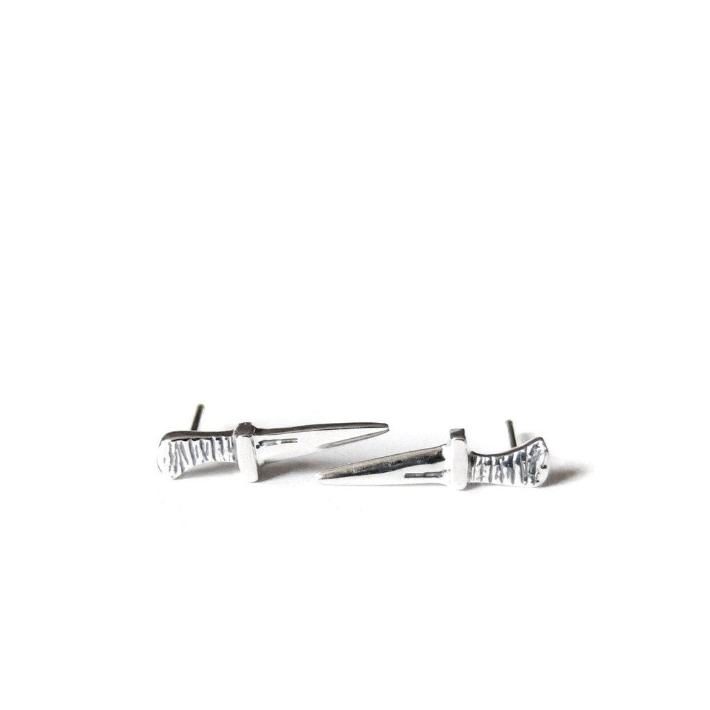 TALISMAN TINY DAGGER EARRINGS - elaine ho - 1