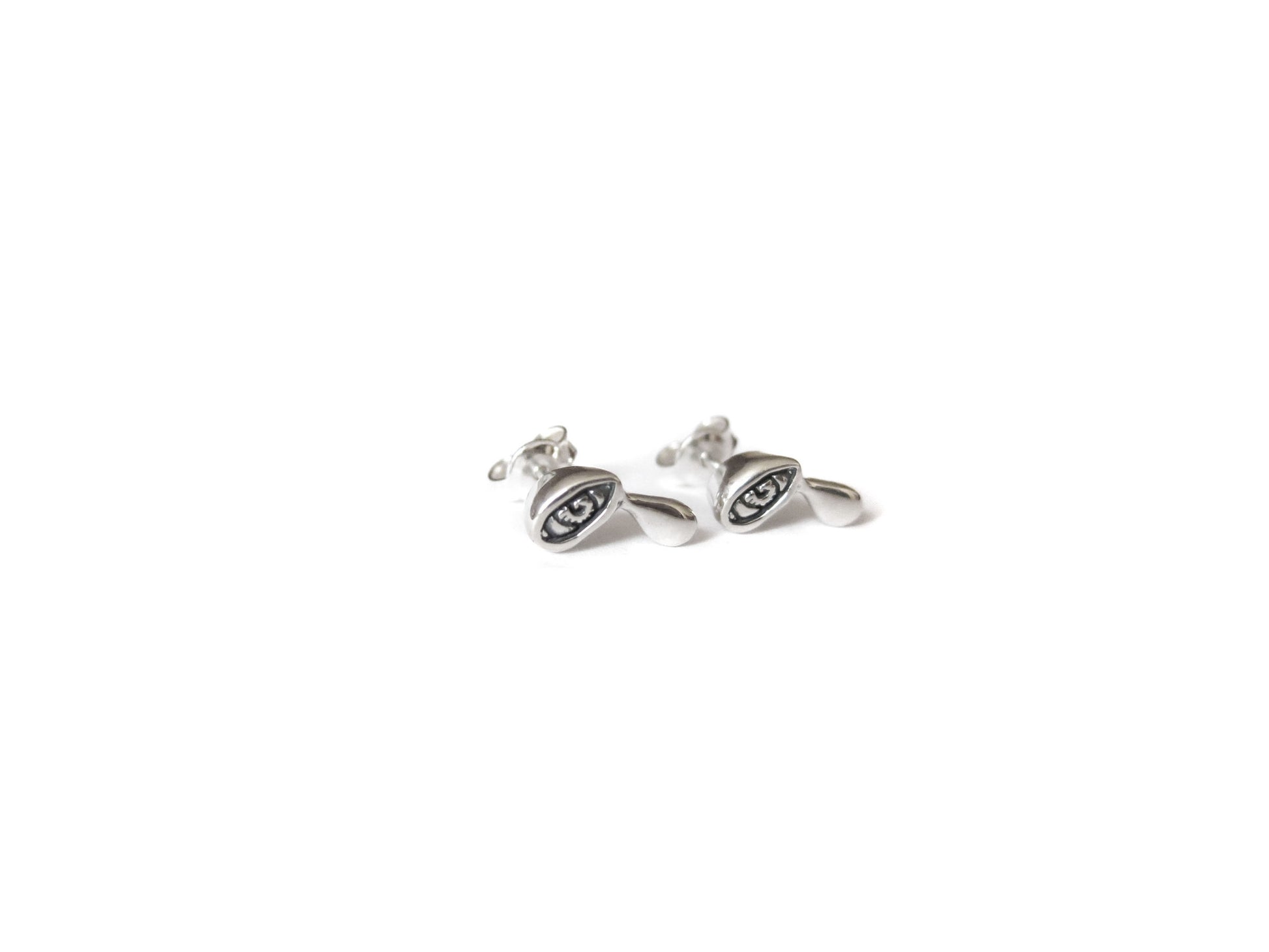 TALISMAN TINY CRYING EYE EARRINGS - elaine ho - 5