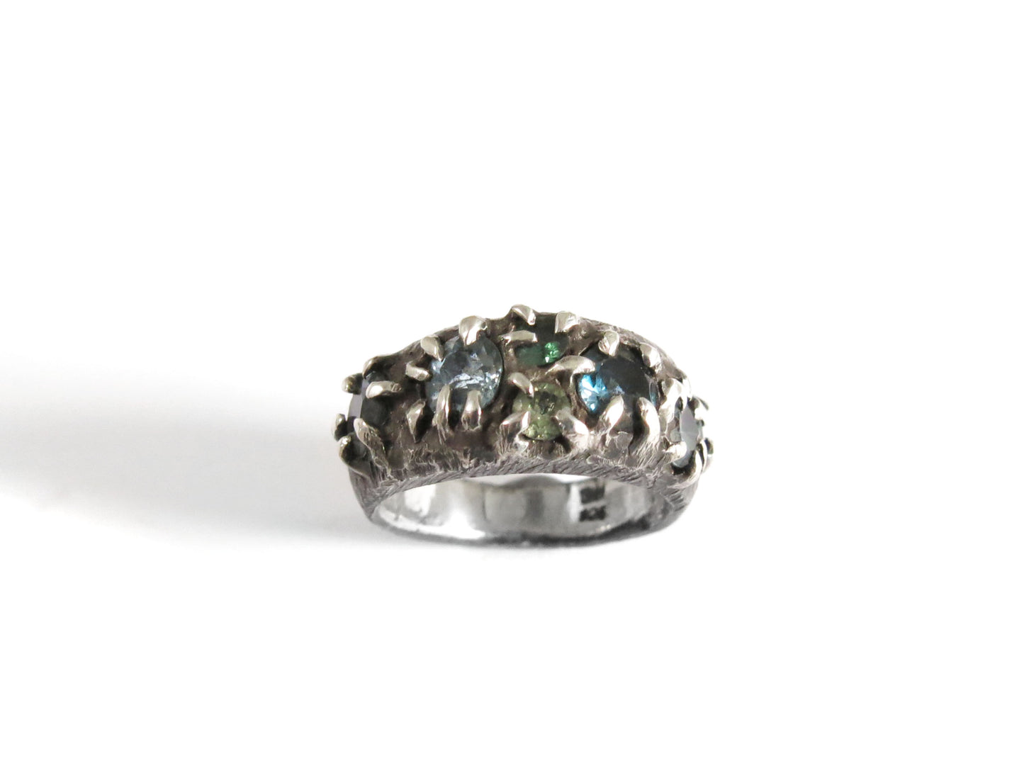 BAGUE TOPAZE & TOURMALINES