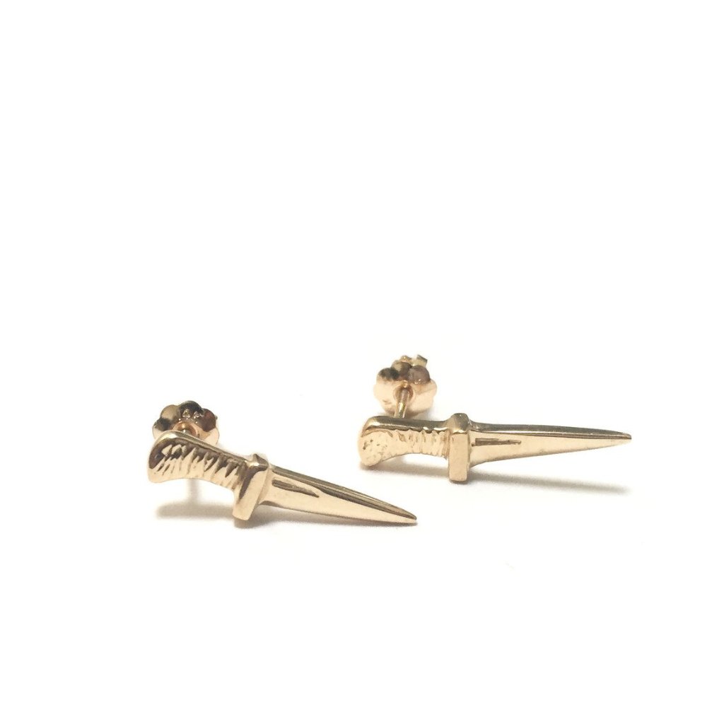 TALISMAN TINY DAGGER GOLD - elaine ho - 1