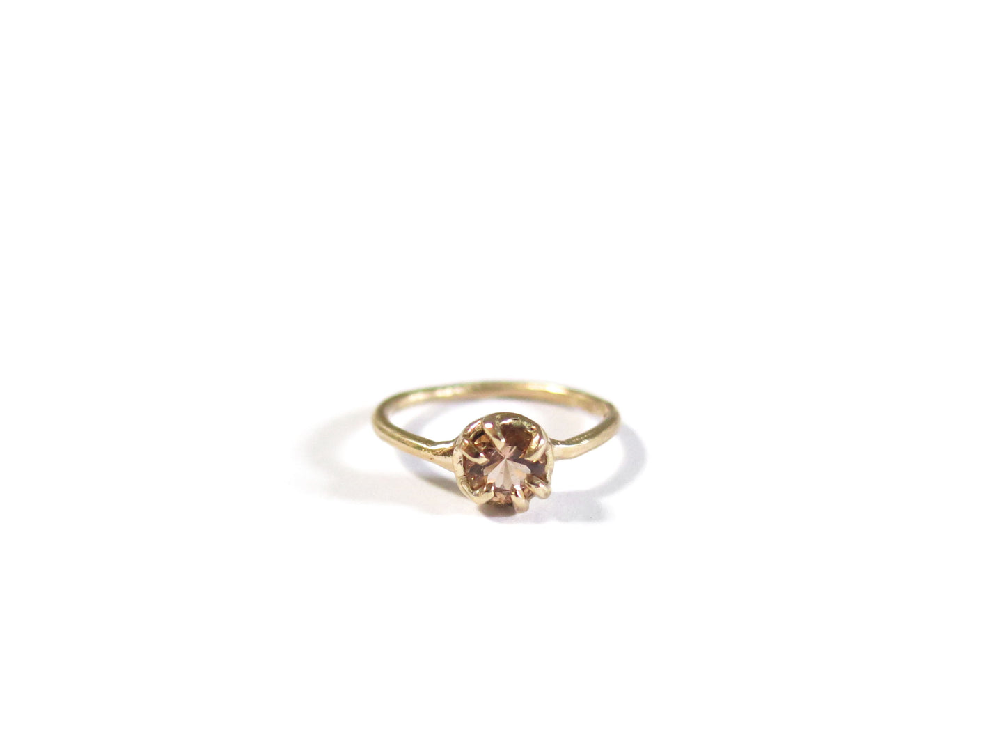 14K ORANGE TOPAZ RING