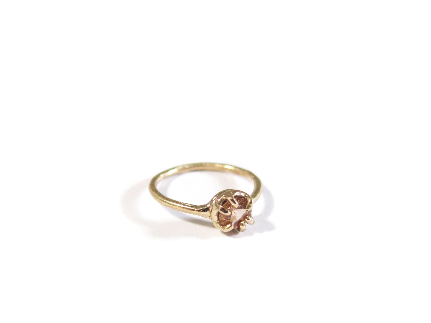 14K ORANGE TOPAZ RING