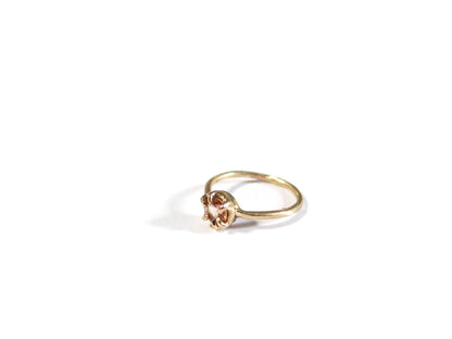 14K ORANGE TOPAZ RING