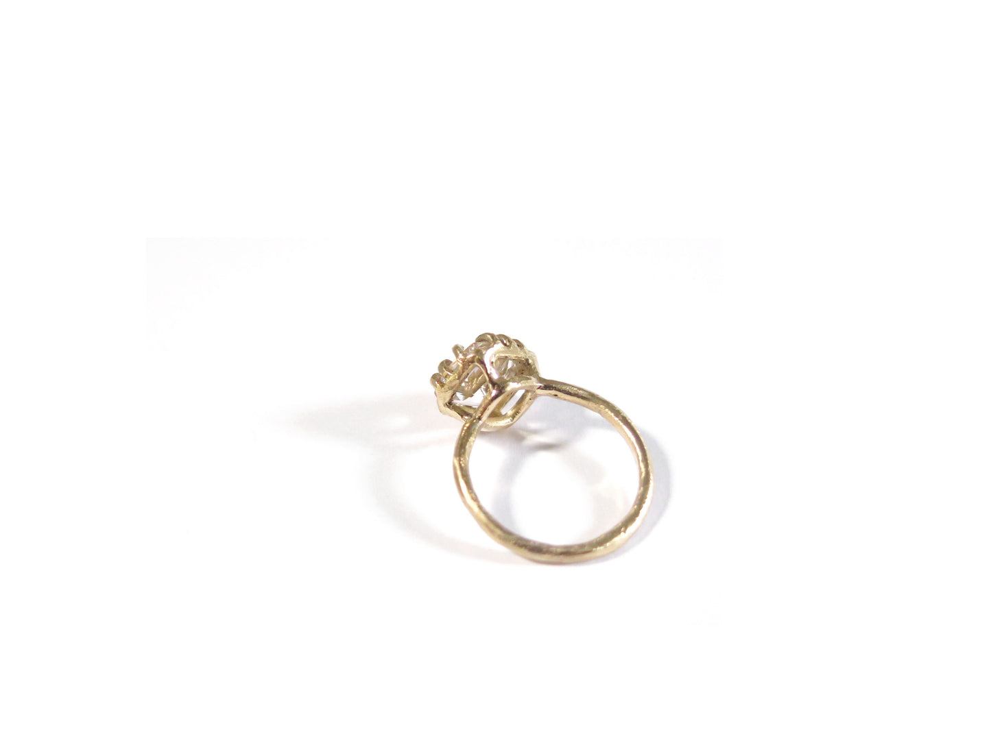 14K BIG TOPAZ RING