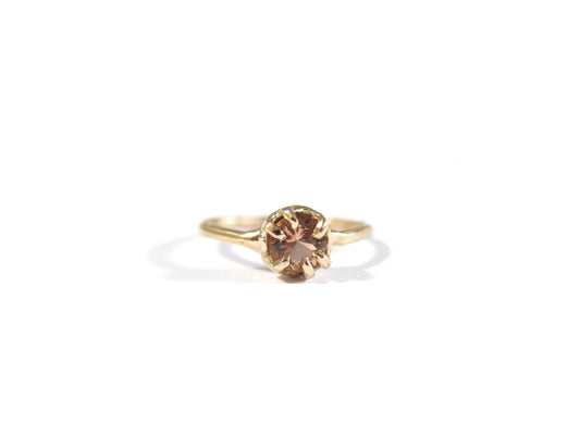 14K ORANGE TOPAZ RING