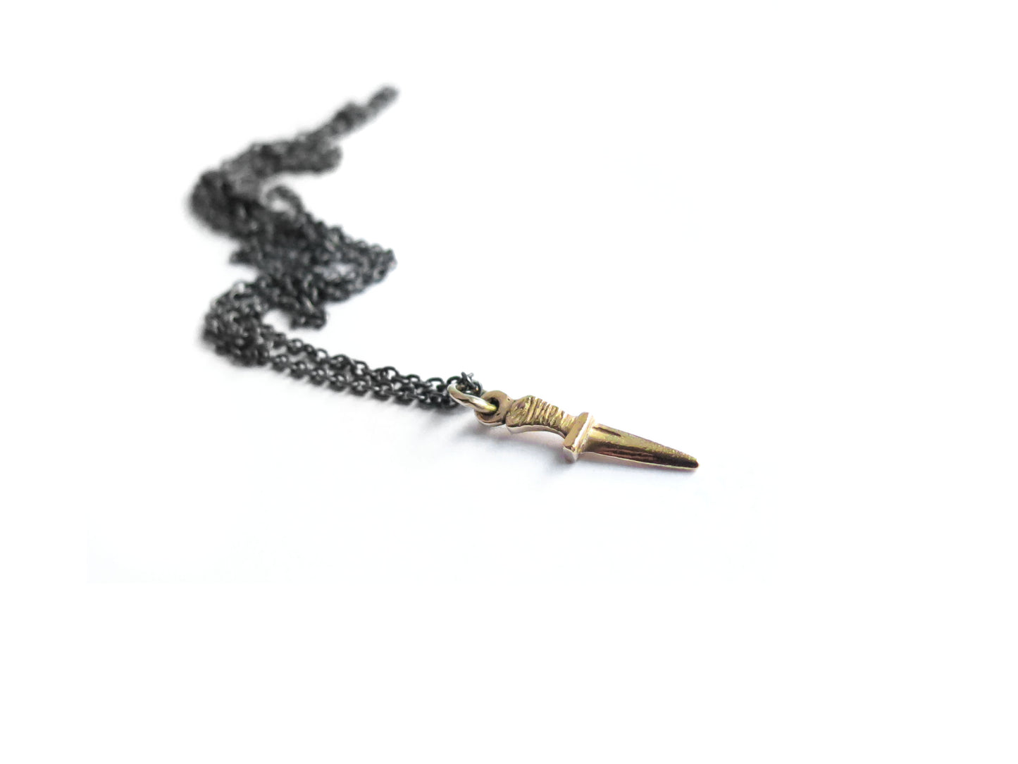 TALISMAN TINY DAGGER GOLD PENDANT