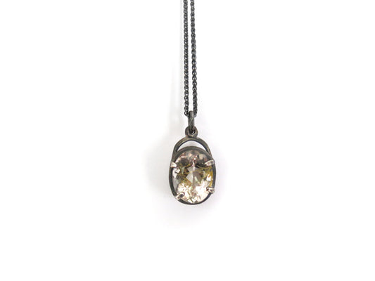 GOLDEN RUTILE FACETED OVAL
