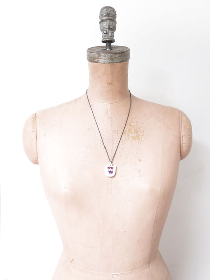 AMETHYST + GARNET PENDANT