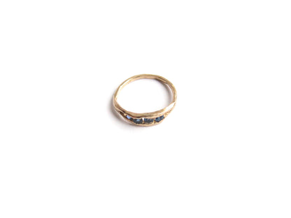 14K BLUE SAPPHIRES RING